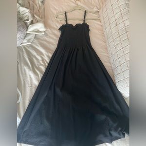 H&M Black Midi Dress